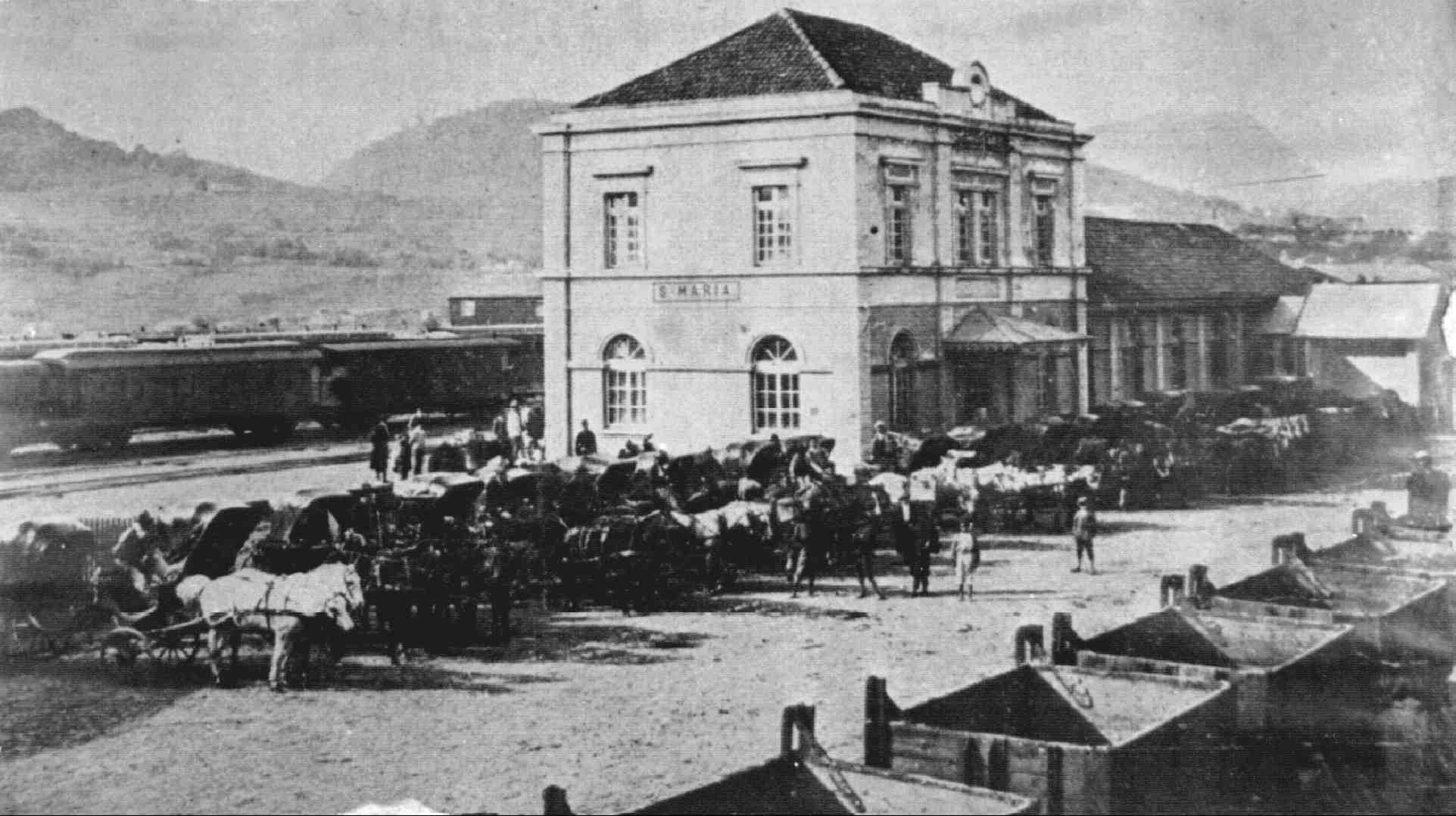 Largo da Estação Ferroviária. Data: 1914